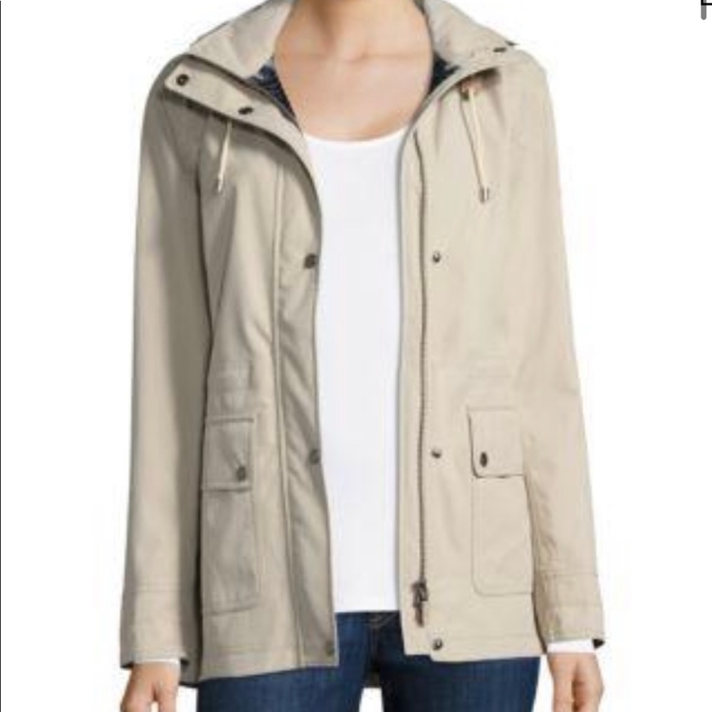 Barbour Hawkins Jacket in Mist - Sz 4